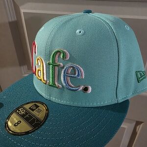 Cafe Griselda GXFR New Era 59Fifty Size 8 Fitted Hat Teal Embroidered Westside
